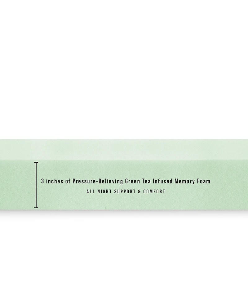 Closeout! ProSleep 3" Green Tea Infused Memory Foam Mattress Topper