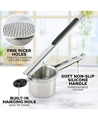 Heavy Duty Stainless Steel Large Potato Ricer with Non Slip Handle