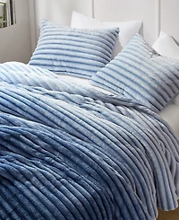 510 Design Avril Fluffy Ribbed Plush 3-Pc. Comforter Set, King/California King