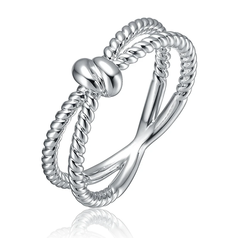 14K Gold Plated/White Plated with Cubic Zirconia Miami Cocktail Ring