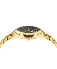 Versace Men's Swiss Anteo Gold Ion Plated Stainless Steel Bracelet Watch 41mm
