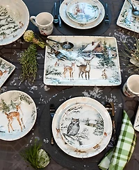Certified International Winter's Frost Large Rectangular Platter