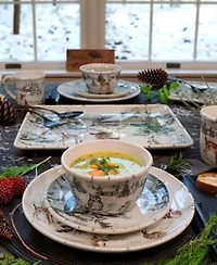 Certified International Winters Frost Dinnerware Collection