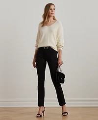 Lauren Ralph Women's Rib-Knit Dolman-Sleeve Sweater