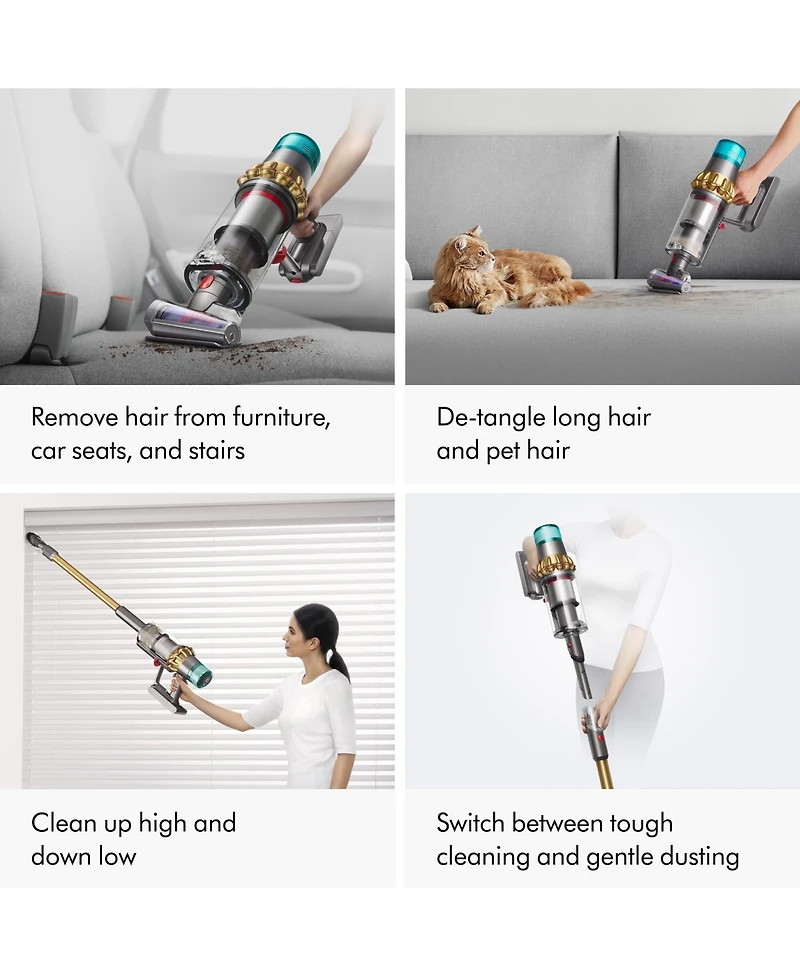 Dyson V15s Detect Submarine Absolute Wet & Dry Vacuum Cleaner | Gold