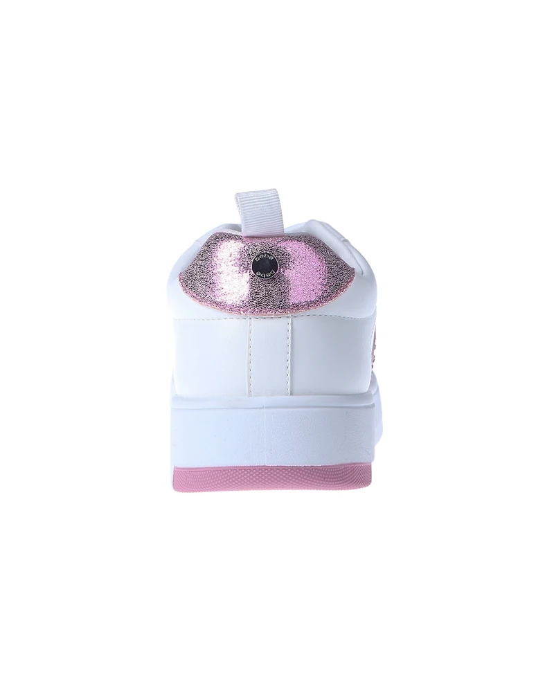 Bebe Little and Big Girls Court Low Top Rhinestones Sneaker