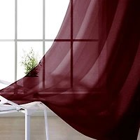 Melrose Semi Sheer Window Panel Set, 110" W x 84" L