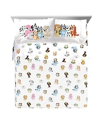 Sunny Side Up Bluey Full Sheet Set