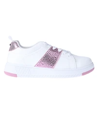 Bebe Little and Big Girls Court Low Top Rhinestones Sneaker