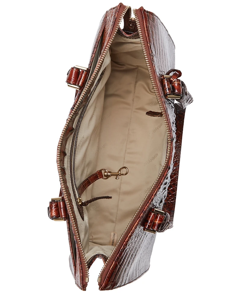 Brahmin Anywhere Melbourne Embossed Leather Tote