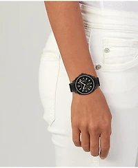 Coach Women's Kitt Ionic Plated Black Stainless Steel Bracelet Watch 38mm