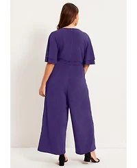 June + Vie Women's June + Vie Wide-Leg Jumpsuit