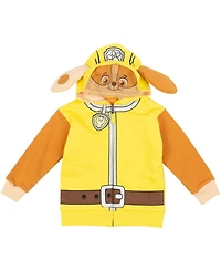 Paw Patrol Toddler Boys Rubble Chase Skye Fleece Zip Up Pullover Hoodie to