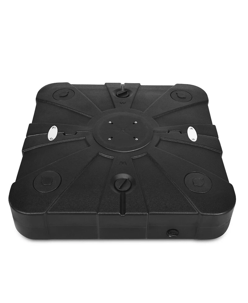 Skonyon 260 lbs Offset Patio Umbrella Base with Wheels Sand Water Filled