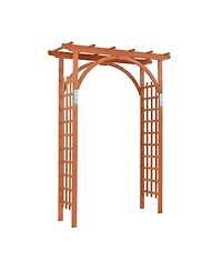 Garden Archway Arch Lattice Trellis Pergola for Climbing Plants and Outdoor Wedding Bridal Decor