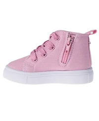 Bebe Toddler Girls Embroidered Sequin Sneakers