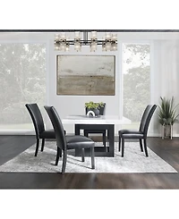 Kellet Faux Leather Side Chair, Created for Macy's