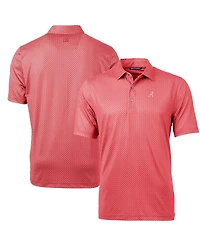 Cutter & Buck Men's Crimson Alabama Crimson Tide Pike Banner Print Polo