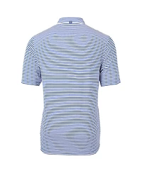 Cutter & Buck Men's Illinois Fighting Illini Throwback Logo Virtue Eco Pique Stripe Polo