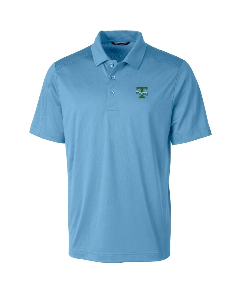 Cutter & Buck Tulane Wave Primary Team Logo Prospect Textured Stretch Polo