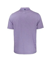 Cutter & Buck Men's Clemson Tigers Forge Eco Double Stripe Stretch Polo