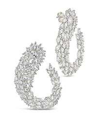 Sterling Forever Gwen Cubic Zirconia Statement Drop Earrings