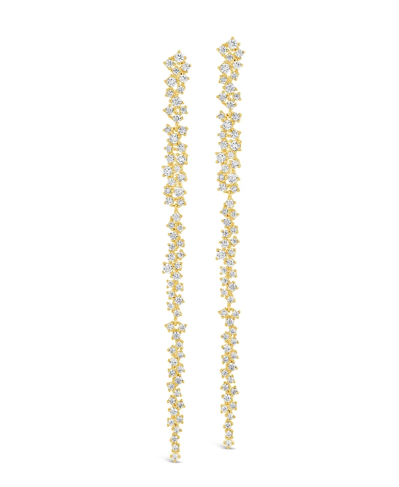 Sterling Forever Audrina Cubic Zirconia Drop Earrings
