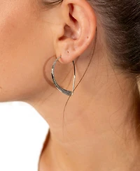 Sterling Forever Carlotta Cubic Zirconia Threader Earrings