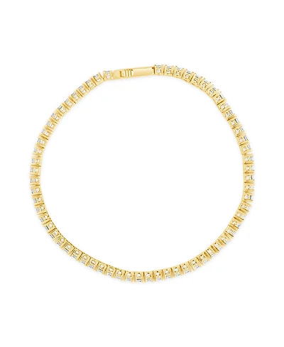 Sterling Forever Alicia Cubic Zirconia Tennis Bracelet