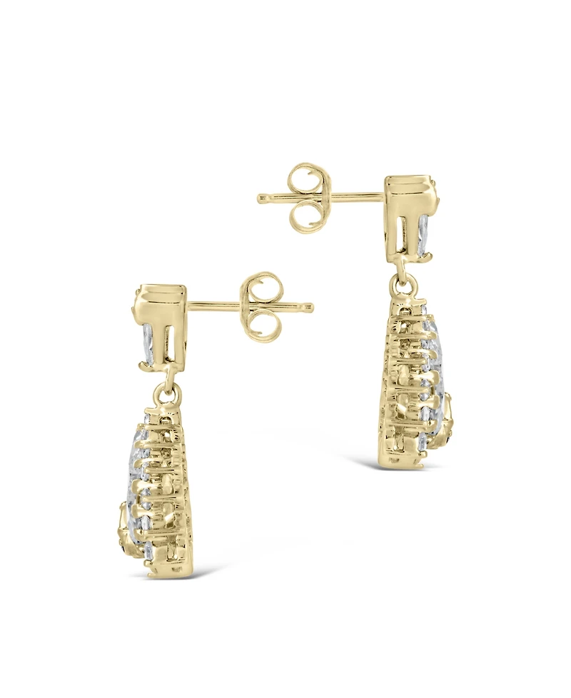 Sterling Forever Sienna Cubic Zirconia Statement Stud Earrings