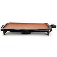 MegaChef 18.89 Inch Electric Grill/Griddle with Copper Coating