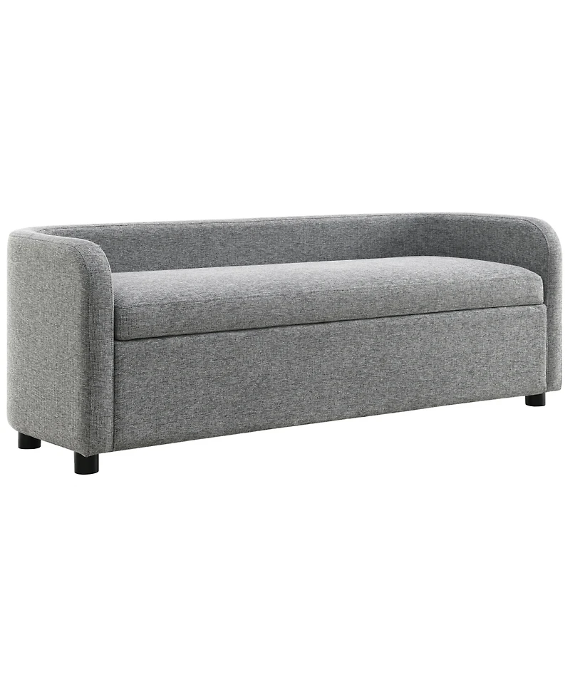 Abbyson Living 23.3" Wood Hadley Storage Settee