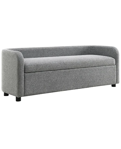 Abbyson Living 23.3" Wood Hadley Storage Settee