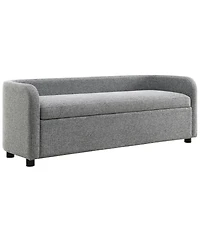 Abbyson Living 23.3" Wood Hadley Storage Settee
