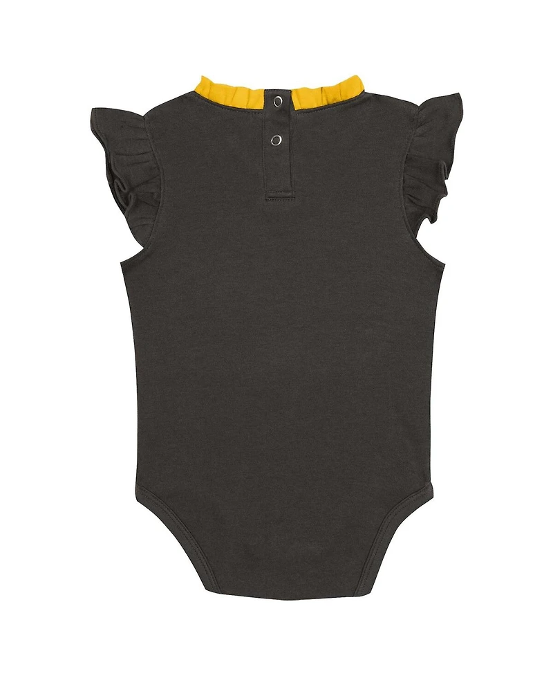 Outerstuff Baby Fanatics Brown/Gray San Diego Padres Two-Pack Fan Bodysuit Set