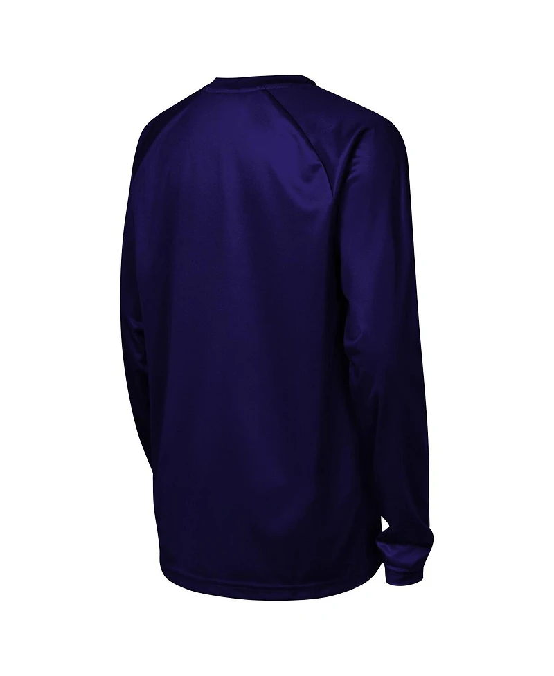 Outerstuff Big Boys and Girls Navy Nashville Sc True Pioneer Raglan Long Sleeve T-Shirt