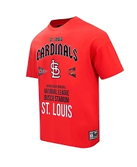 Pro Standard Men's Red St. Louis Cardinals Oversized City Tour T-Shirt