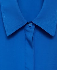 Mango Women's Pocket Detail Lyocell Shirt
