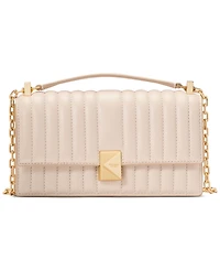 kate spade new york Deco Quilted Leather Mini Flap Chain Crossbody Bag
