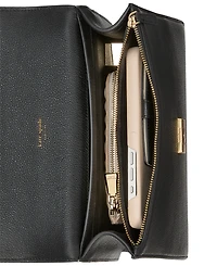 kate spade new york Deco Pebbled Leather Chain Shoulder Bag