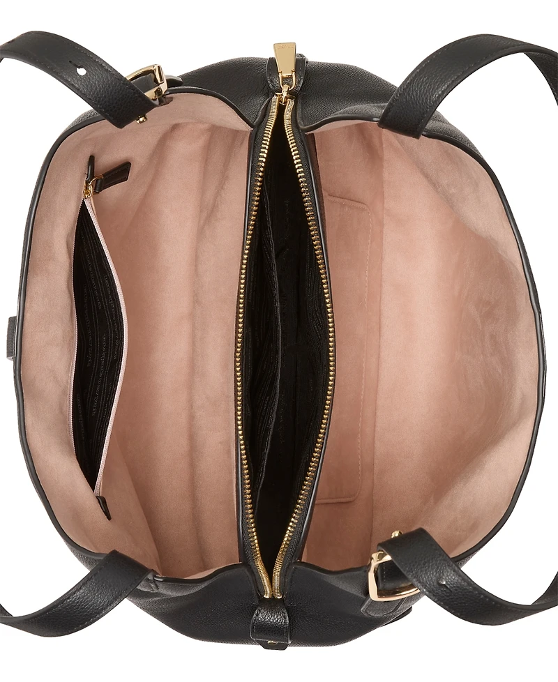 kate spade new york Deco Large Pebbled Leather Shoulder Bag