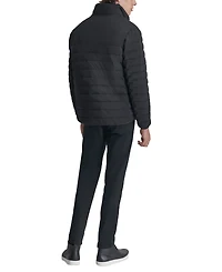 Dkny Men's Quilted Fleece-Lined Full-Zip Puffer Jacket