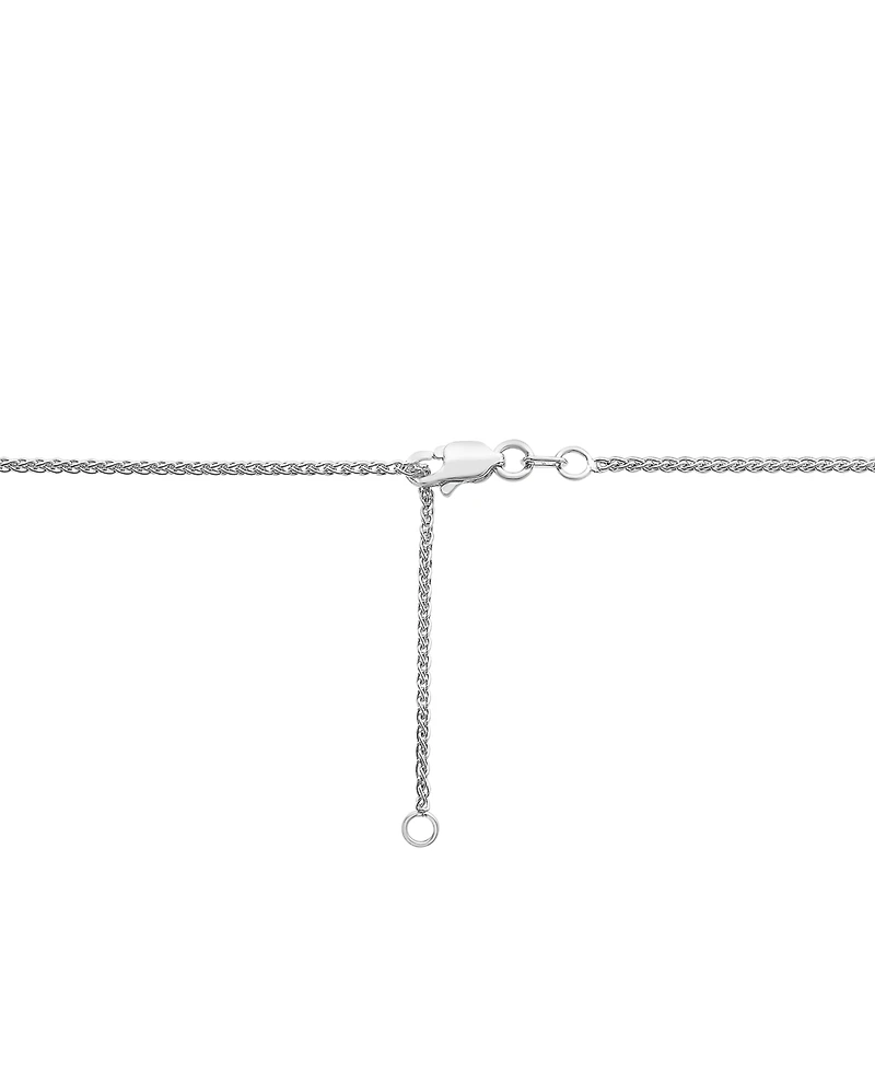 Wrapped in Love Diamond Halo Tennis Necklace (3 ct. t.w.) in 14k White Gold, 17" + 1" extender, Created for Macy's