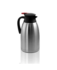 MegaChef 2 Quart Stainless Steel Thermal Beverage Carafe for Coffee and Tea