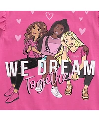Barbie Girls 3 Pack T-Shirts to