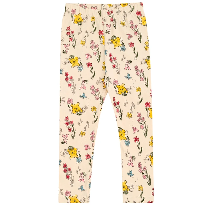 Winnie the Pooh Toddler Girls Peplum T-Shirt and Leggings Outfit Set