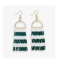 Allison Beaded Fringe Earrings