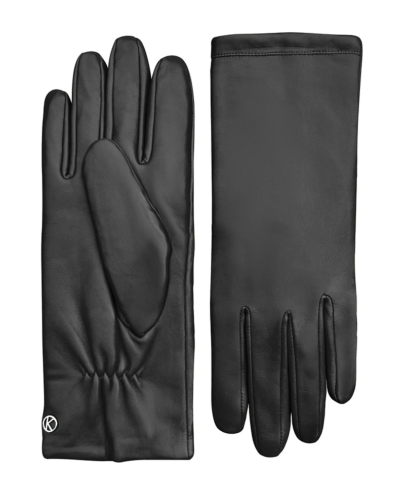 Women`s extra long Premium Lamb Leather Touchscreen Gloves "Keira