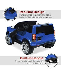 Best Choice Products 12V 3.7 Mph 2-Seater Licensed Land Rover Ride On Car Toy w/ Parent Remote Control