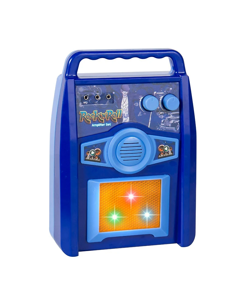 Best Choice Products Kids Electric Musical Guitar Toy Play Set w/ 6 Demo Songs, Whammy Bar, Microphone, Amp, Aux